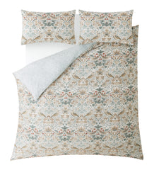 William Morris At Home Strawberry Thief Hessian Bedding