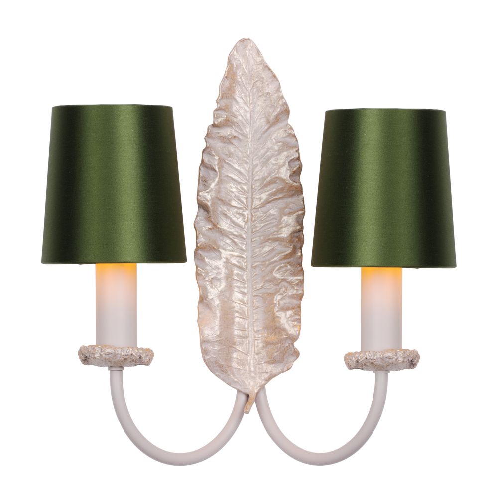 Tahiti 2 Light Wall Light Cream and Gold Bracket Only