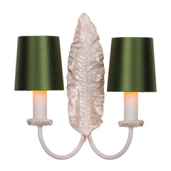 Tahiti 2 Light Wall Light Cream and Gold Bracket Only