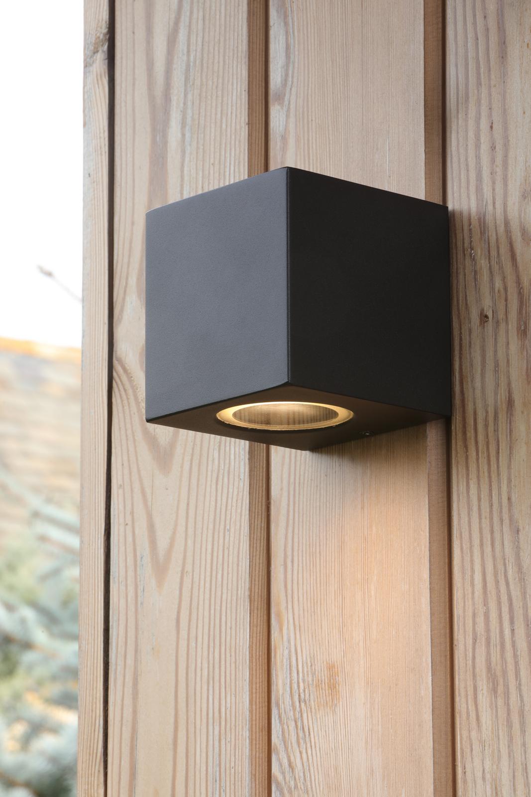 Tiva Outdoor Wall Light Matt Black IP54