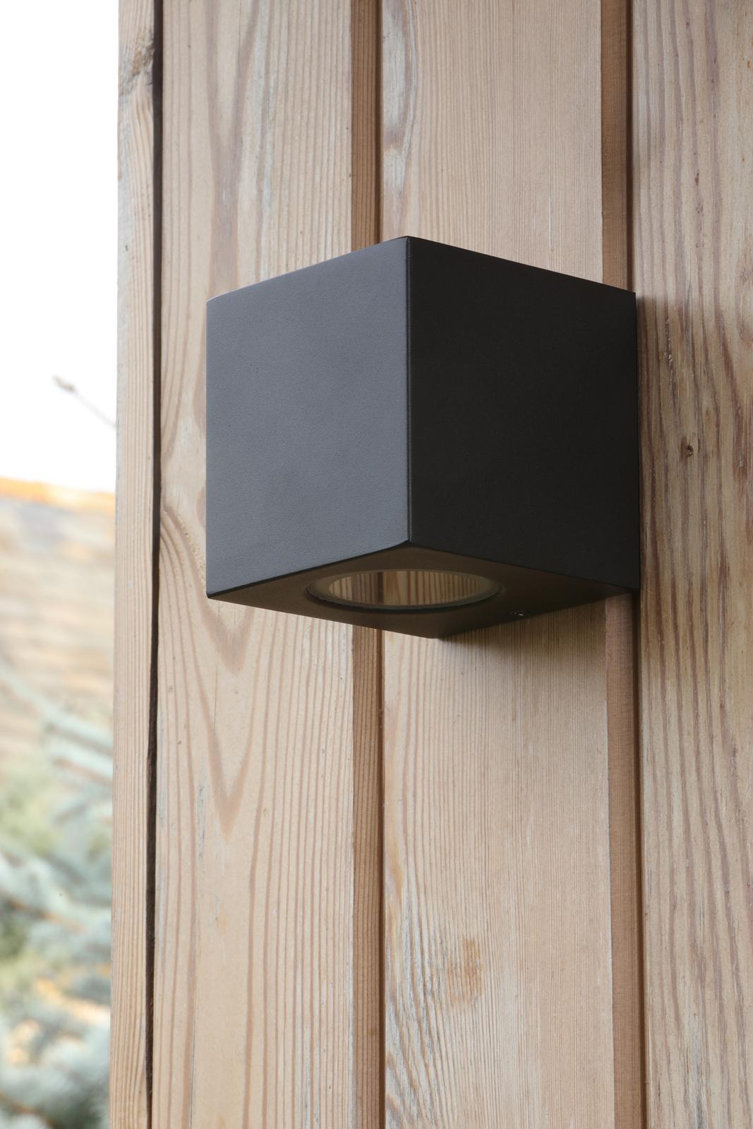 Tiva Outdoor Wall Light Matt Black IP54