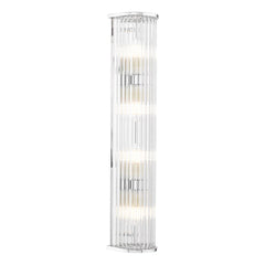 Tobiah 4 Light Bathroom Wall Light Polished Chrome and Glass IP44