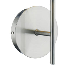 Tuscan Wall Light Satin Chrome With Shade