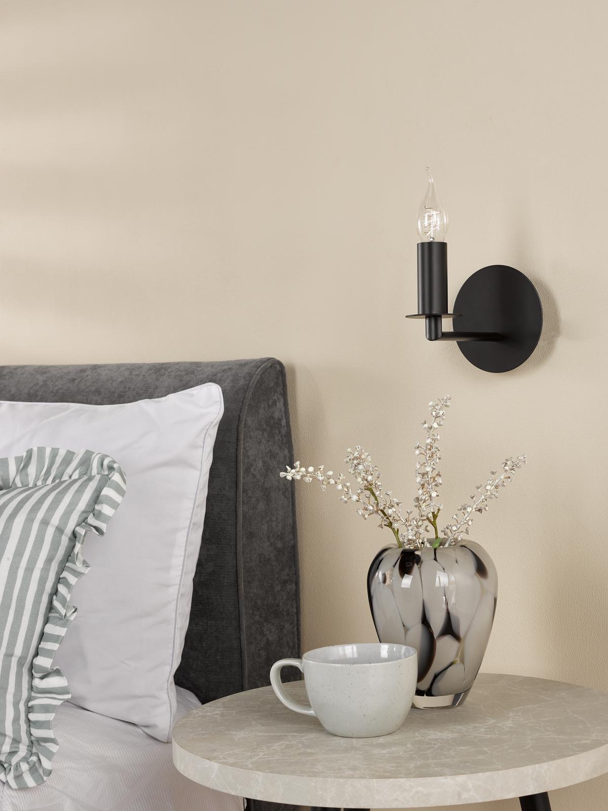 Tyler Wall Light Matt Black Bracket Only