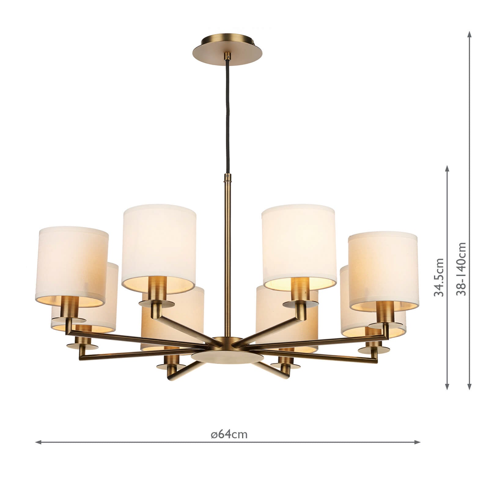 Tyler 8lt Pendant Bronze Fitting Only