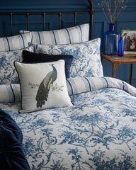 Laura Ashley Tuileries Midnight Duvet Cover and Pillowcase Set