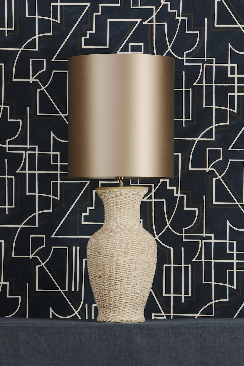 Ubud Table Lamp Cream Base Only