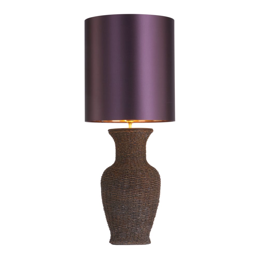 Ubud Table Lamp Brown Base Only