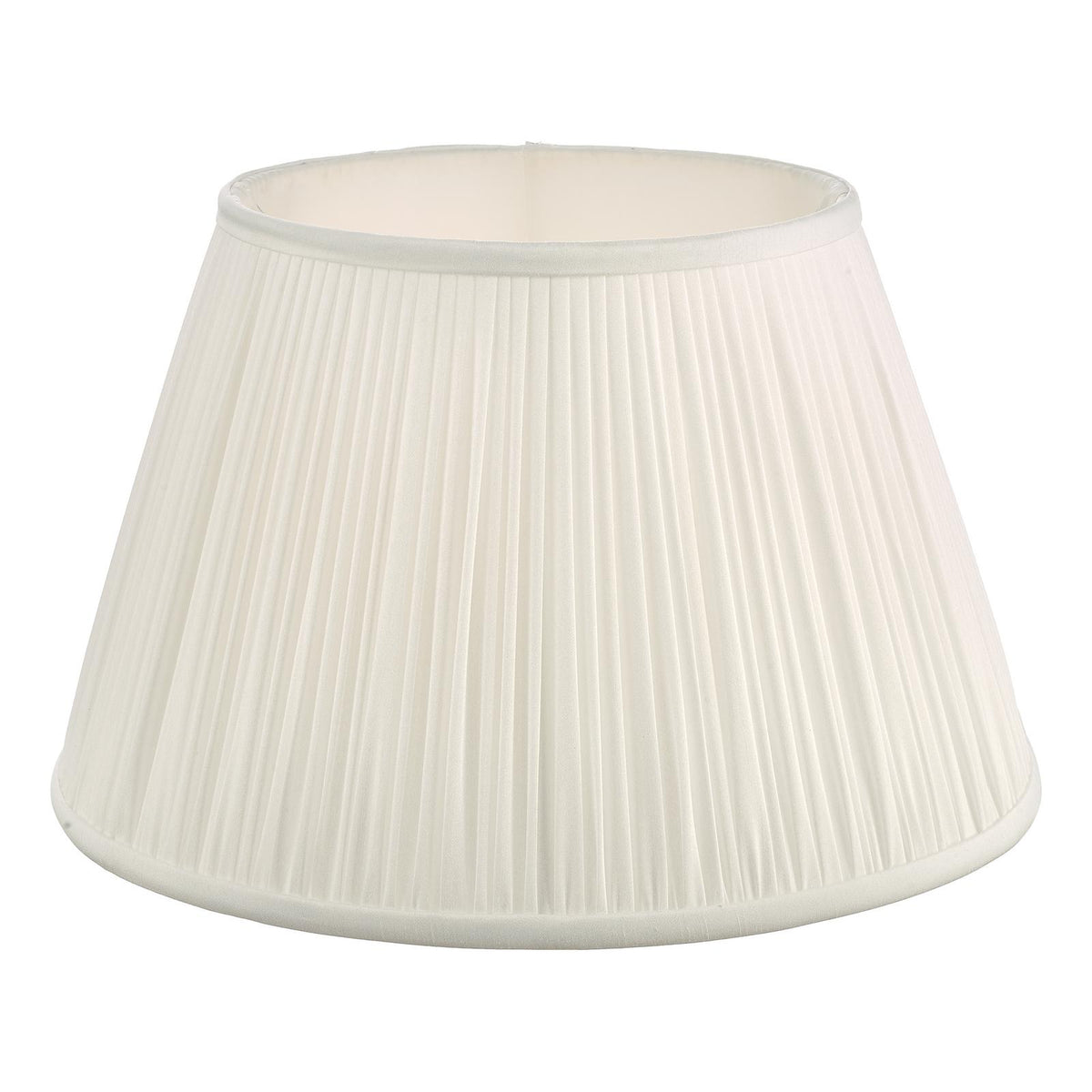 Ulyana Ivory Faux Silk Pleated Shade 35cm