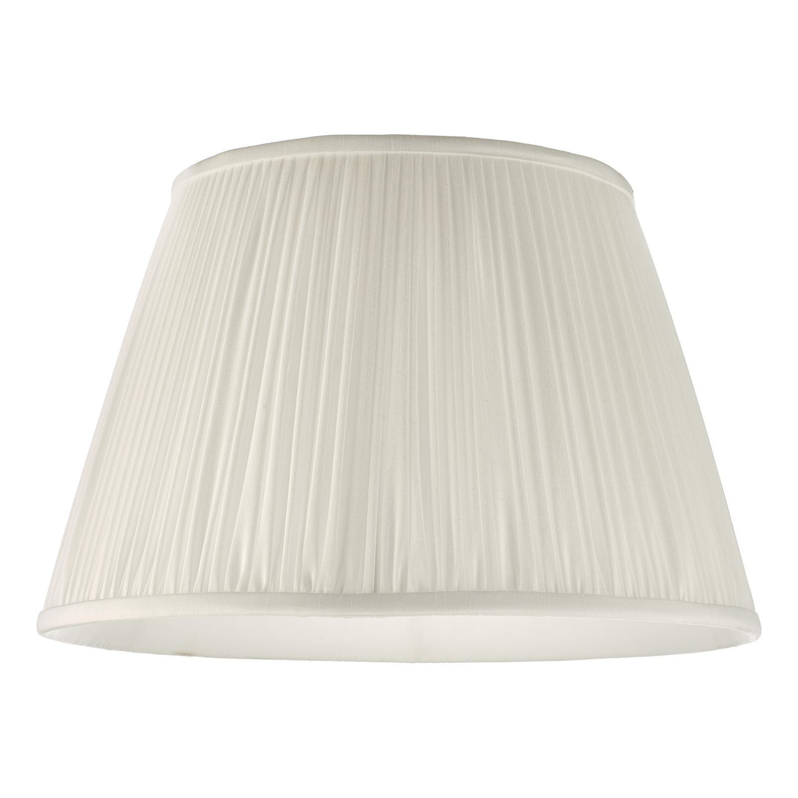 Ulyana Ivory Faux Silk Pleated Shade 40cm