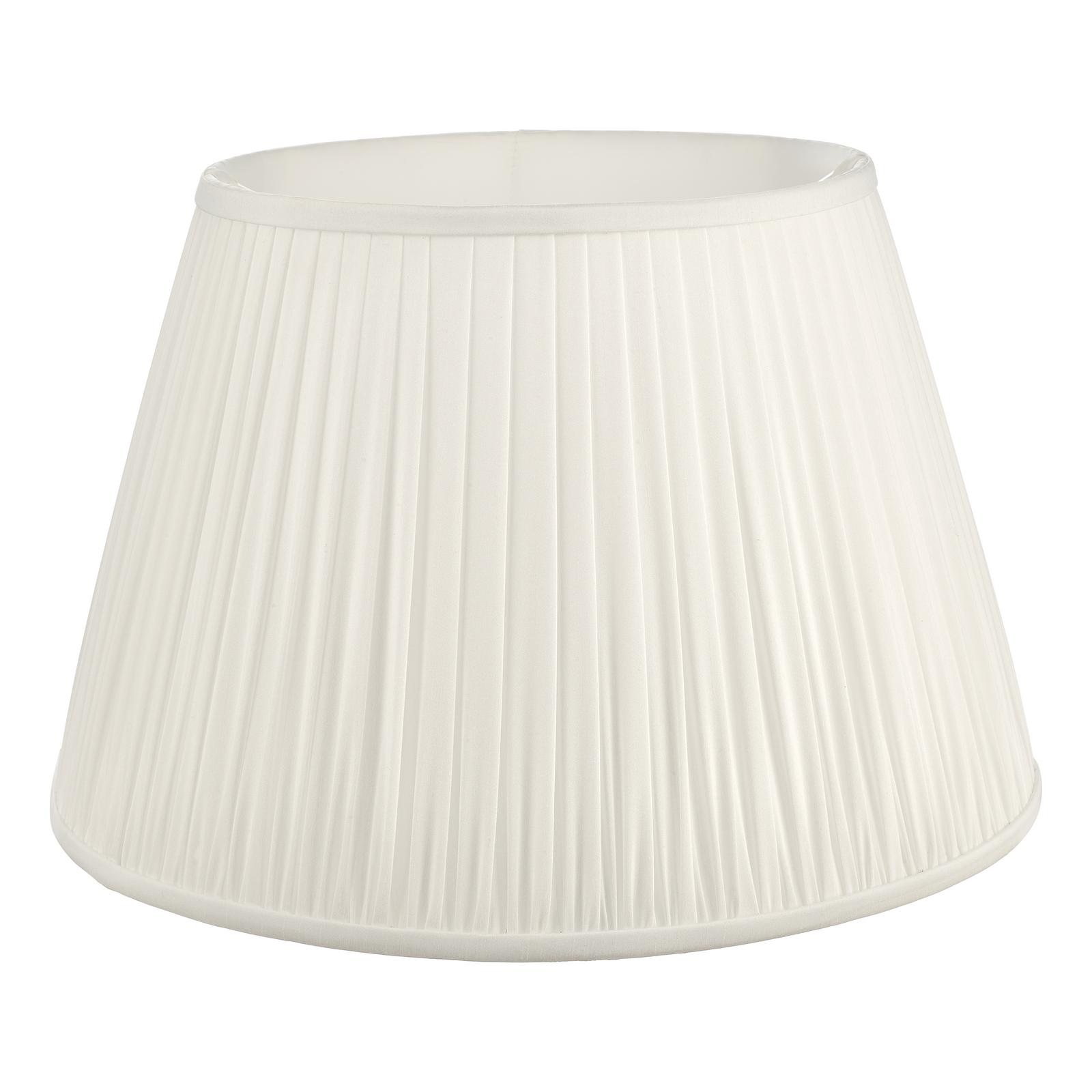 Ulyana Ivory Faux Silk Pleated Shade 45cm