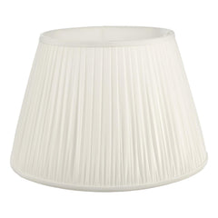Ulyana Ivory Faux Silk Pleated Shade 45cm