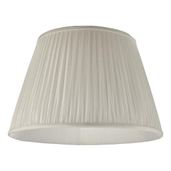 Ulyana Ivory Faux Silk Pleated Shade 45cm