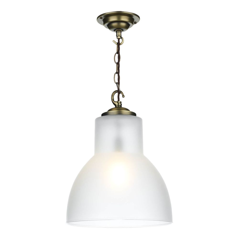 David Hunt Lighting Upton Pendant Large Antique Brass UPT81750