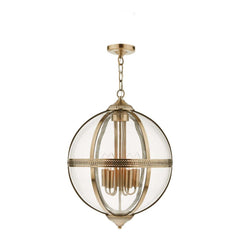 Vanessa Antique Brass 5 lt Lantern Dar Lighting VAN0575