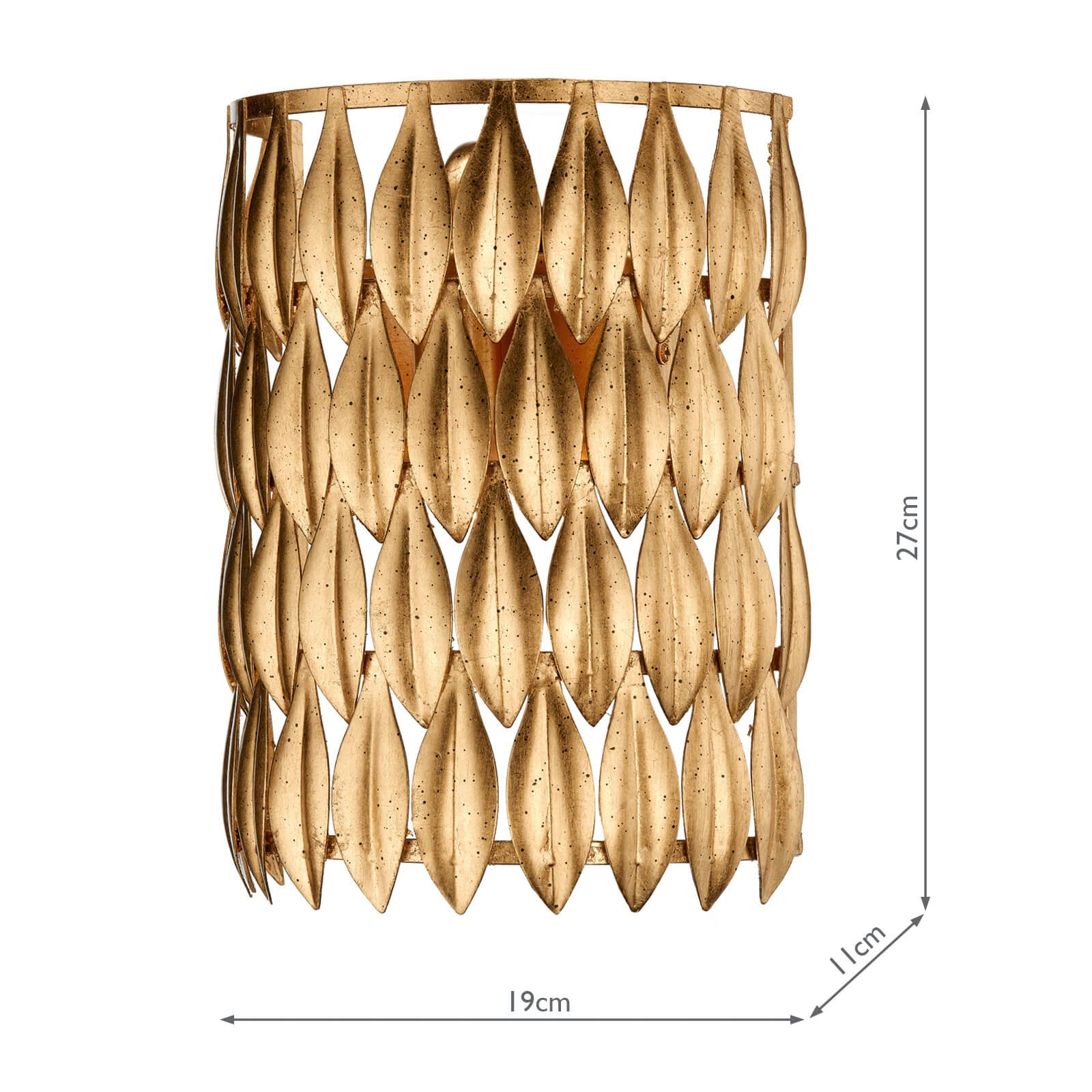 Volcano Wall Light Gold