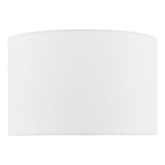 Weylin White Faux Silk Drum Shade 32cm