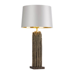 David Hunt Lighting Willow Table Lamp In Gold Cocoa