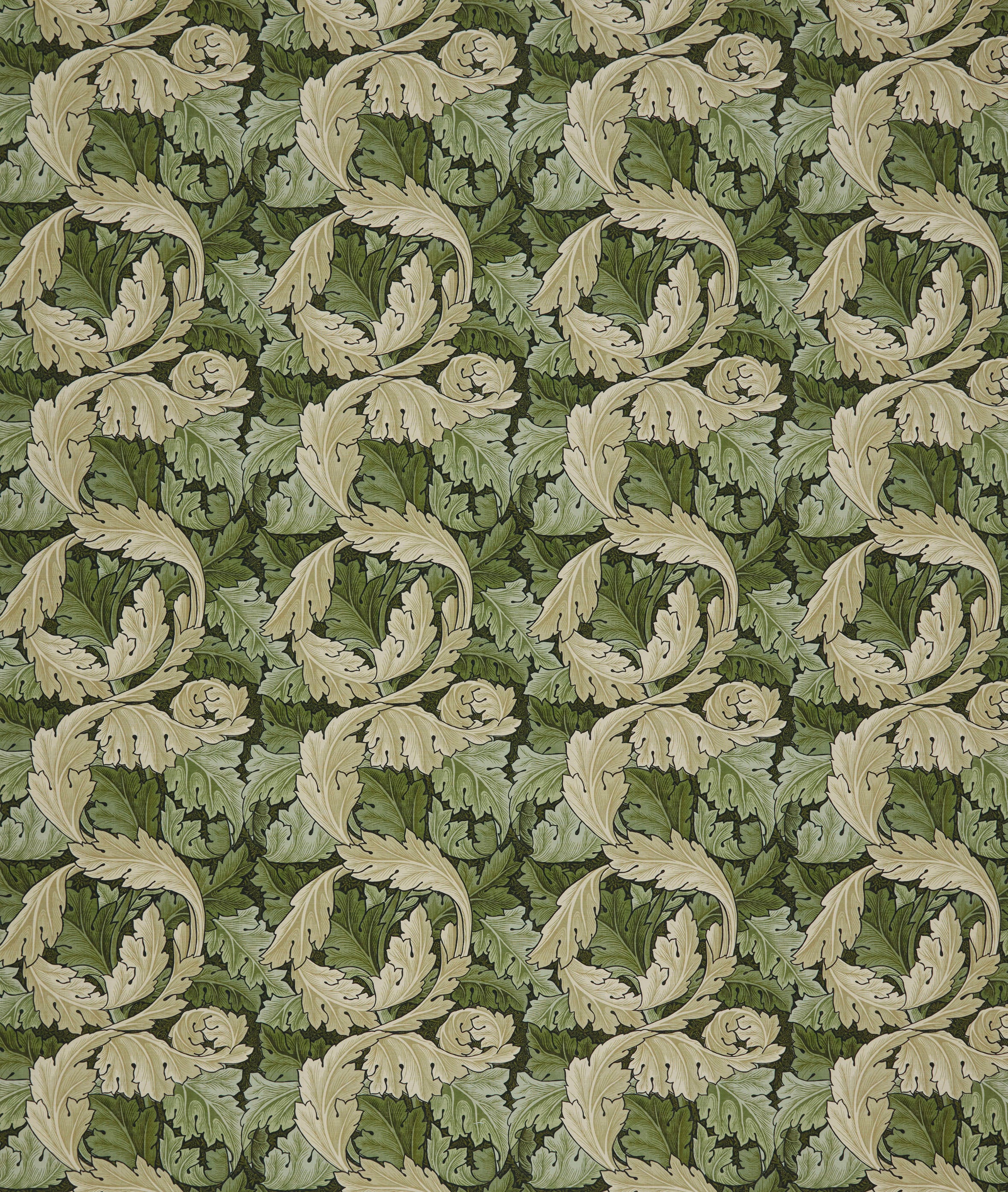 William Morris at Home Fabric Acanthus Nettle