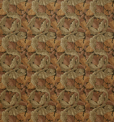 William Morris at Home Fabric Acanthus Velvet Acorn