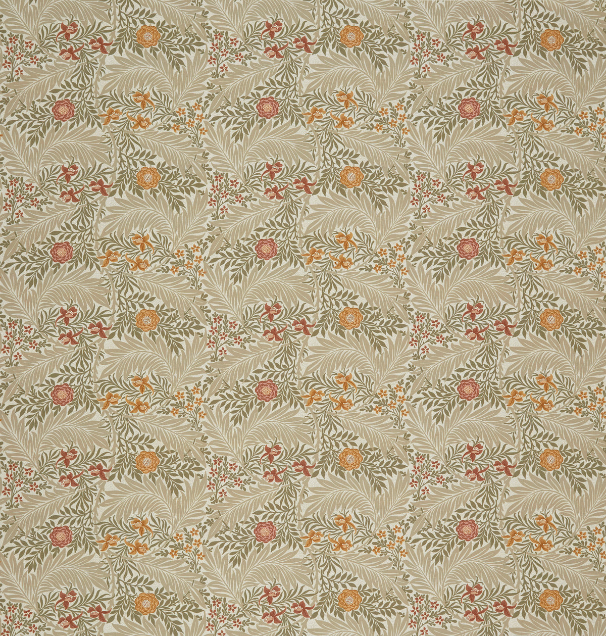 William Morris at Home Fabric Larkspur Acorn