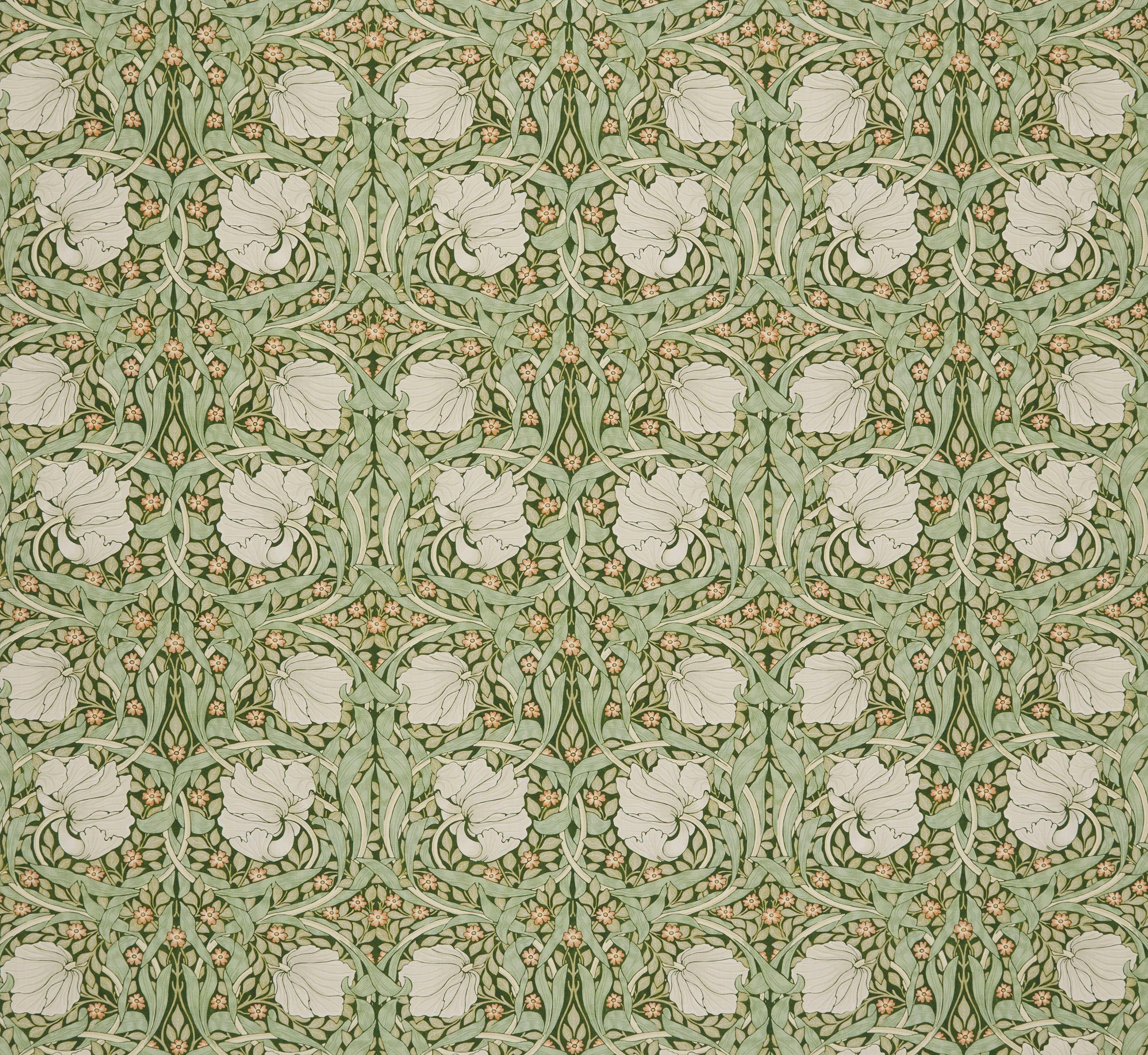 William Morris at Home Fabric Pimpernel Nettle