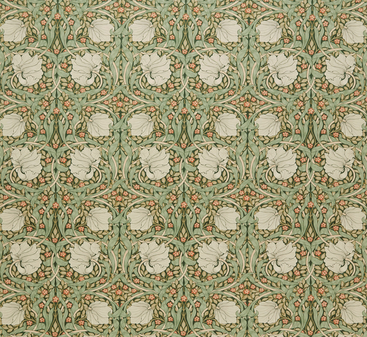 William Morris at Home Fabric Pimpernel Velvet Nettle