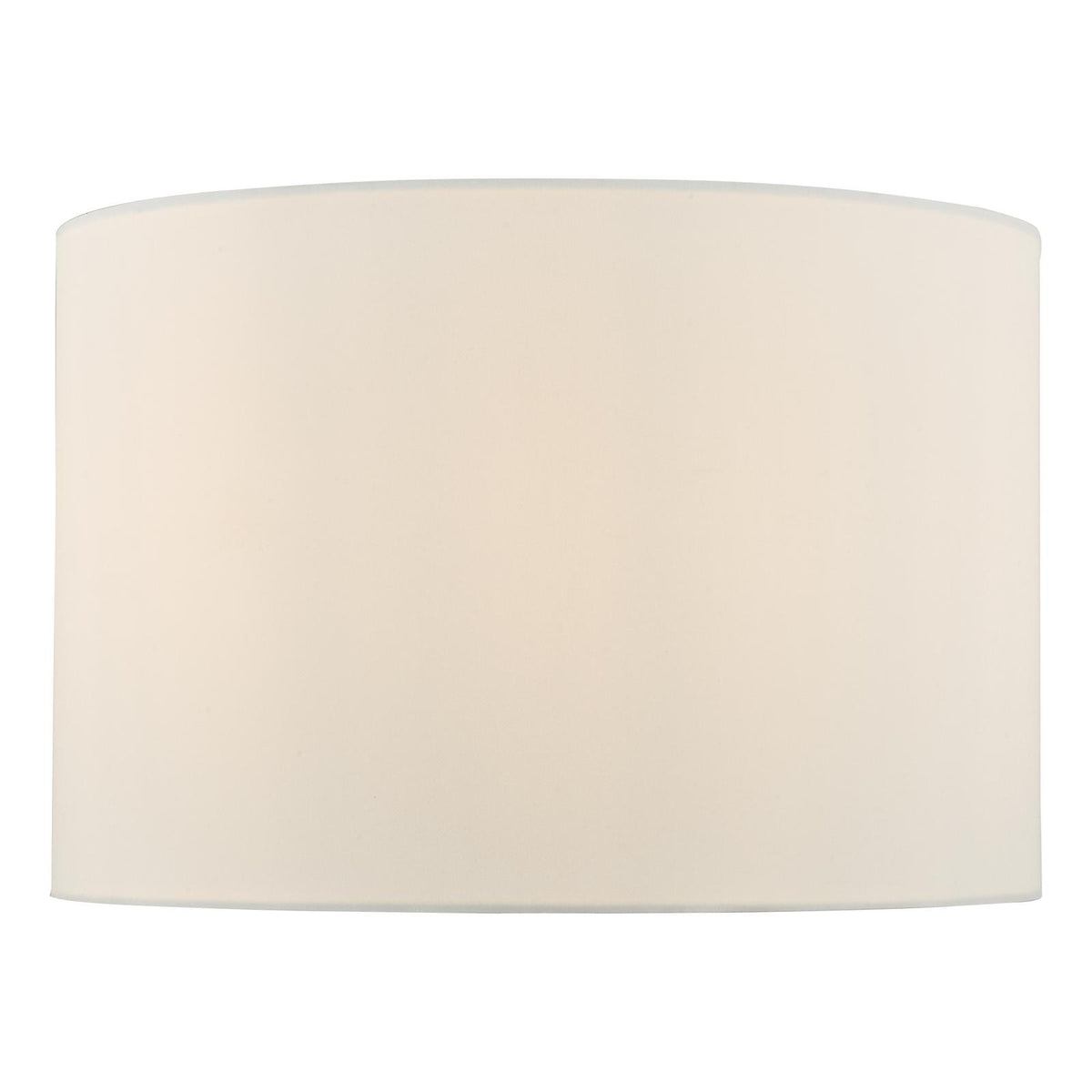 Yalena White Faux Silk Drum Shade 33cm