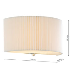 Zaragoza Wall Light With Cream Shade