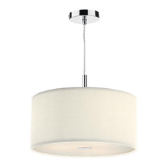 Zaragoza 3 Light Pendant Cream 40cm