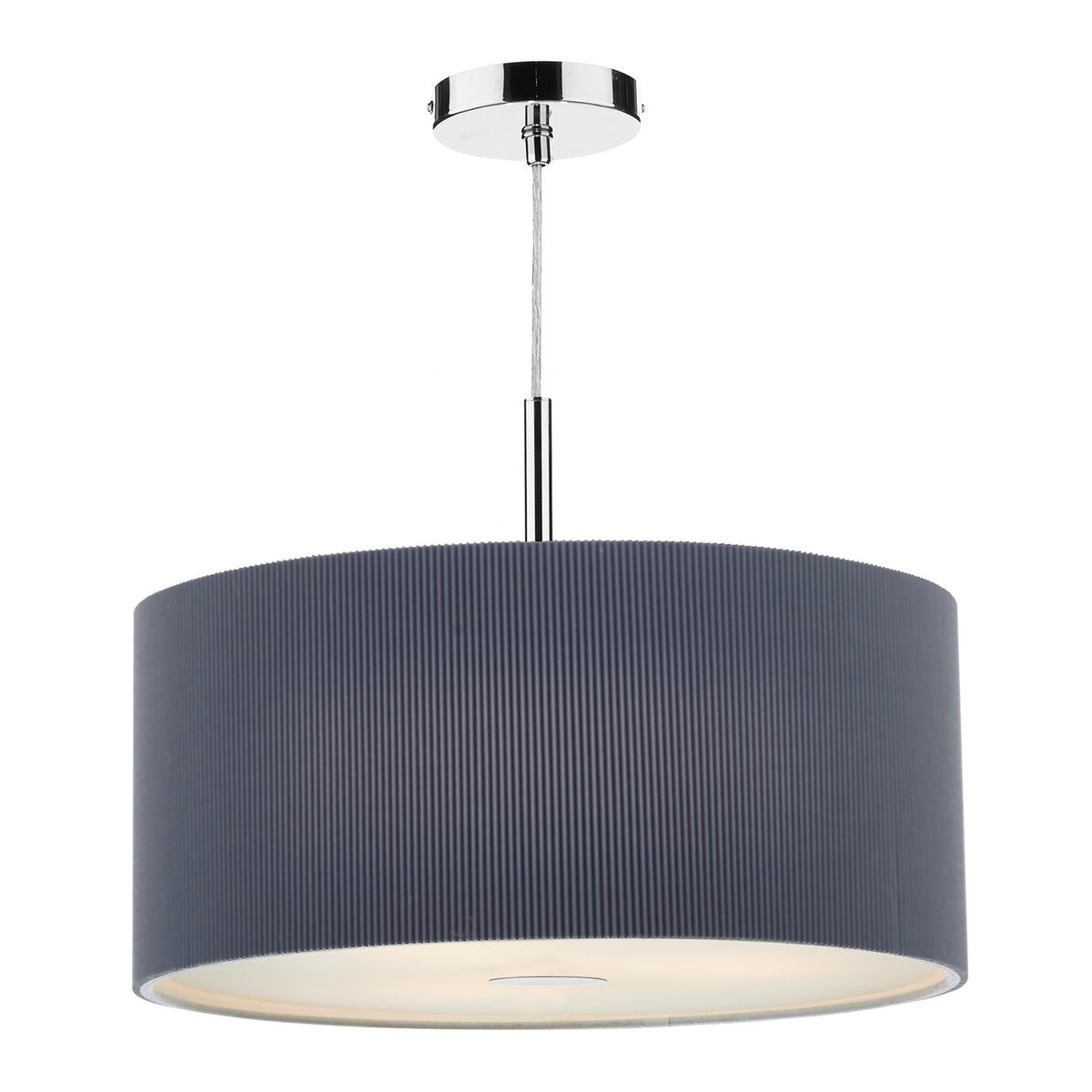 Zaragoza 3 Light Pendant Grey 60cm