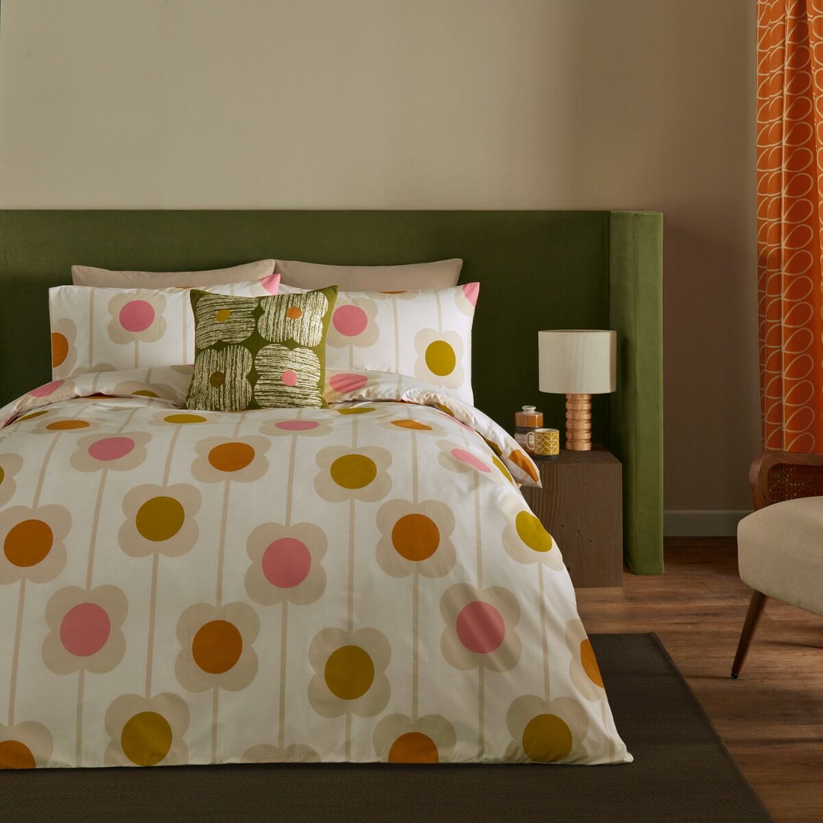 Orla Kiely Abacus Flower Sunrise Bedding