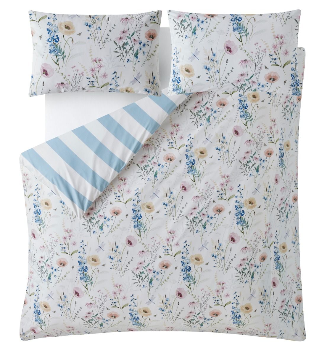 Laura Ashley Alford Meadow Delphinium Blue Duvet Set