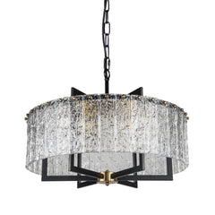 Magnalux Ariana 6 Light Black and Gold Pendant
