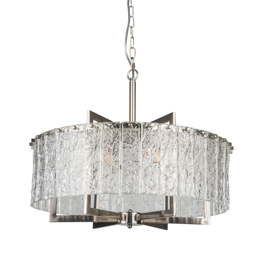 Magnalux Ariana 6 Light Satin Chrome Pendant