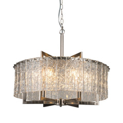 Magnalux Ariana 6 Light Satin Chrome Pendant