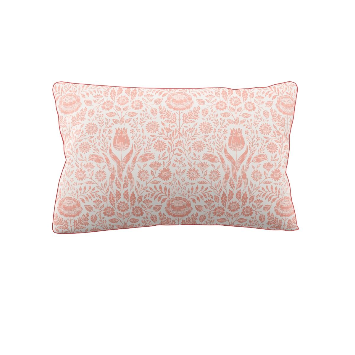 Laura Ashley Ashstead Damask Natural Coral Bedding