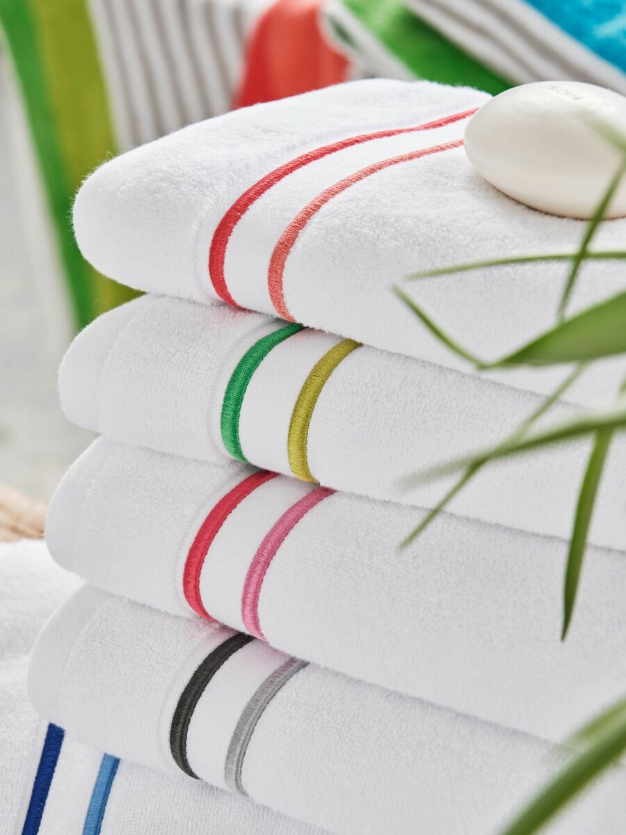 Designers Guild Astor Emerald Green Towels