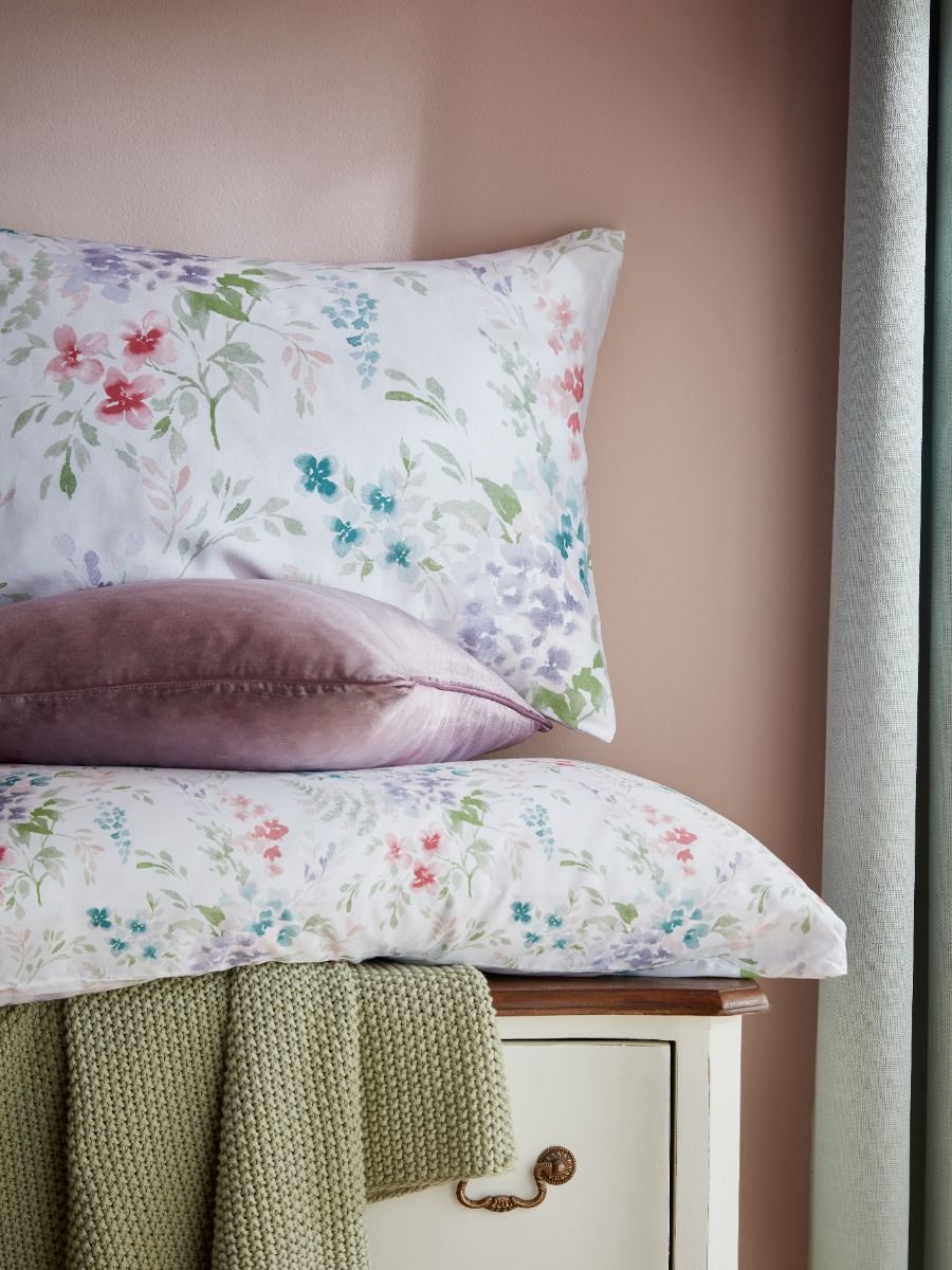 Laura Ashley Aulden Flowers Lavender Bedding