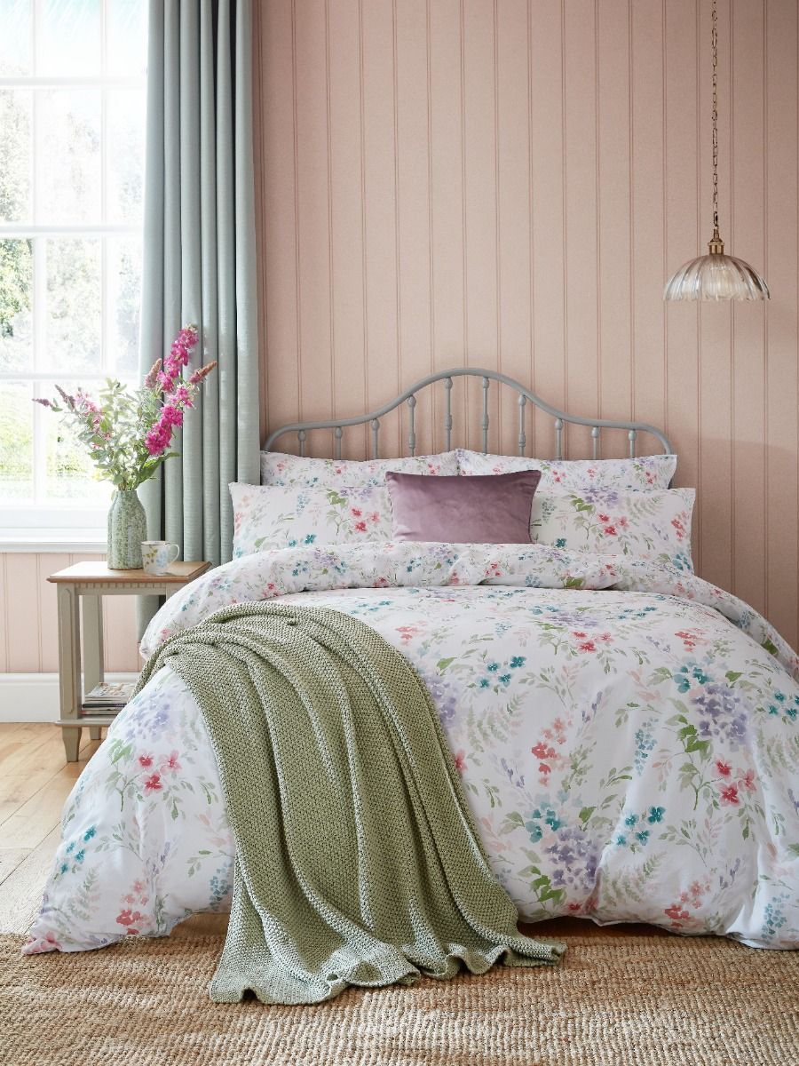 Laura Ashley Aulden Flowers Lavender Bedding