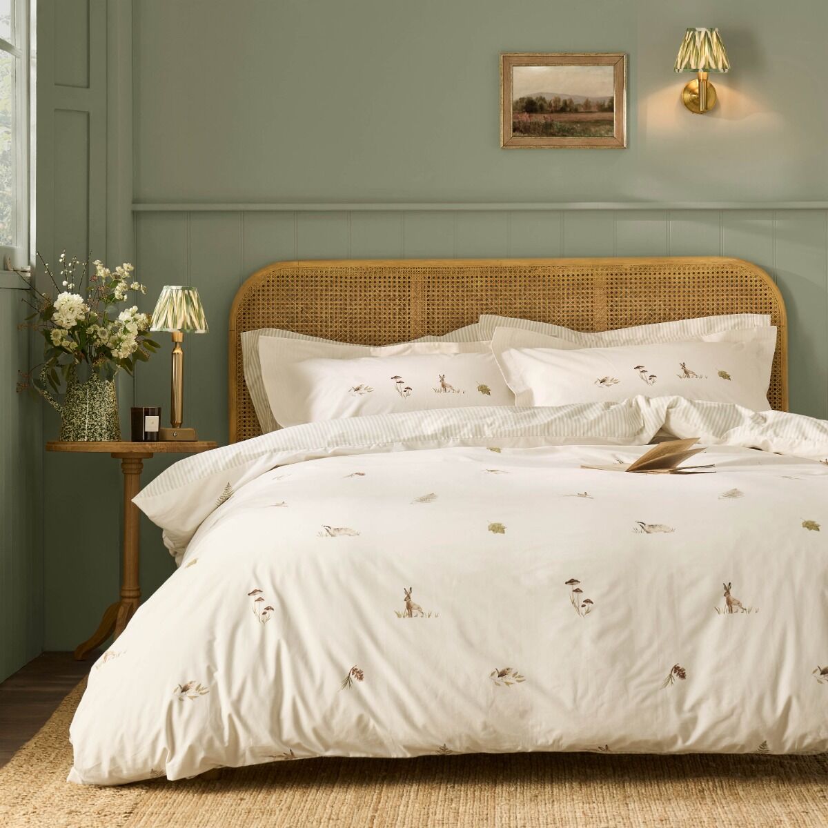 Sophie Allport Autumn Foraging Off White/natural Bedding