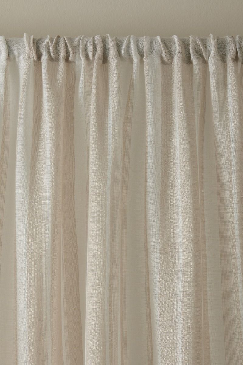 Laura Ashley Awning Stripe Voile Panel