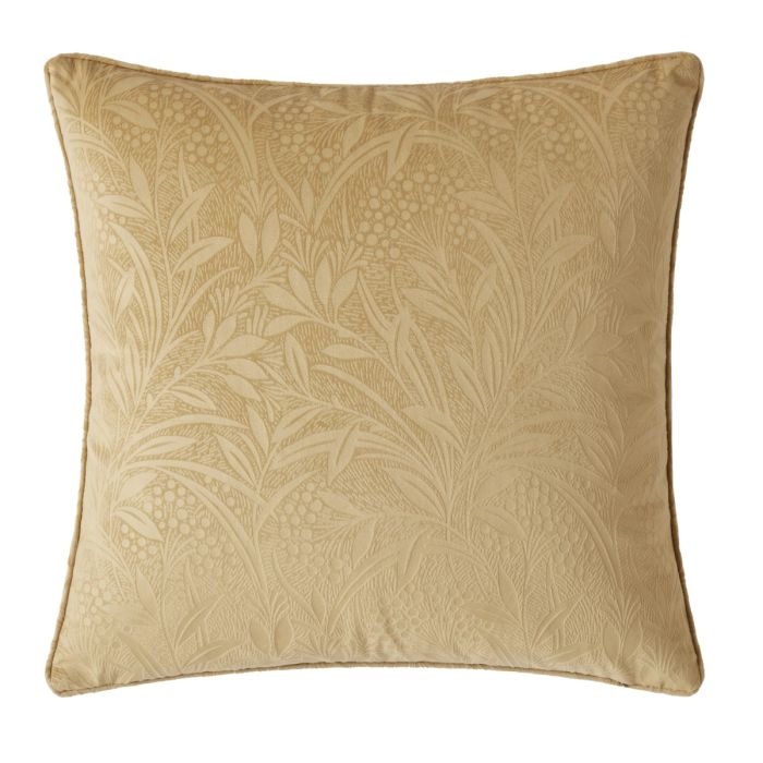 Laura Ashley Barley Embossed Gold  50x50cm Cushion