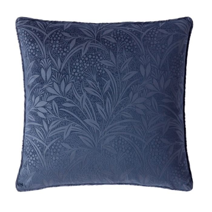 Laura Ashley Barley Embossed Midnight Navy 50x50cm Cushion