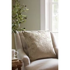 Laura Ashley Barley Embossed Natural 50x50cm Cushion