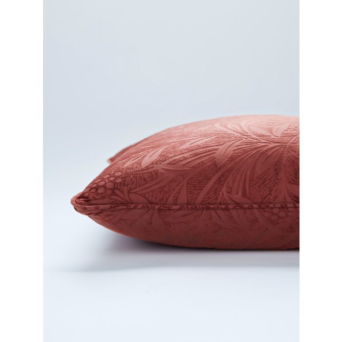 Laura Ashley Barley Embossed Terracotta 50x50cm Cushion