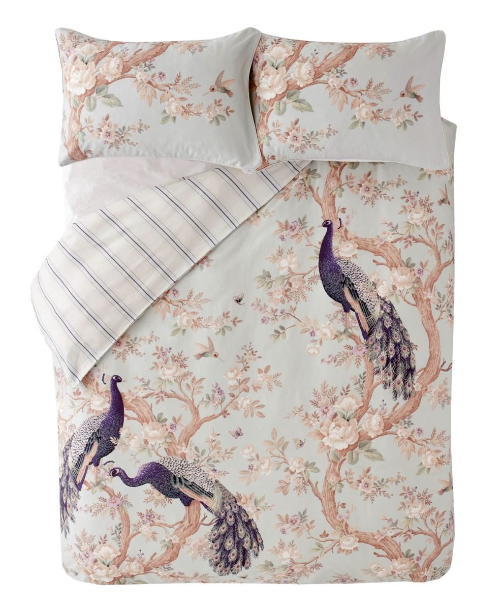 Laura Ashley Belvedere Duck Egg Duvet Cover and Pillowcase Set