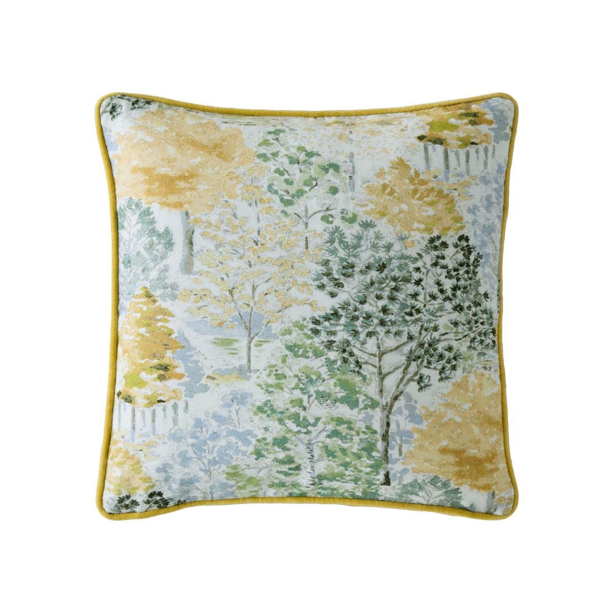 Laura Ashley Bernwood Ochre Yellow 45x45cm Microfibre Cushion