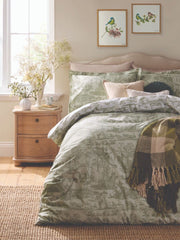 Laura Ashley Braysmith Toile Olive Green Bedding