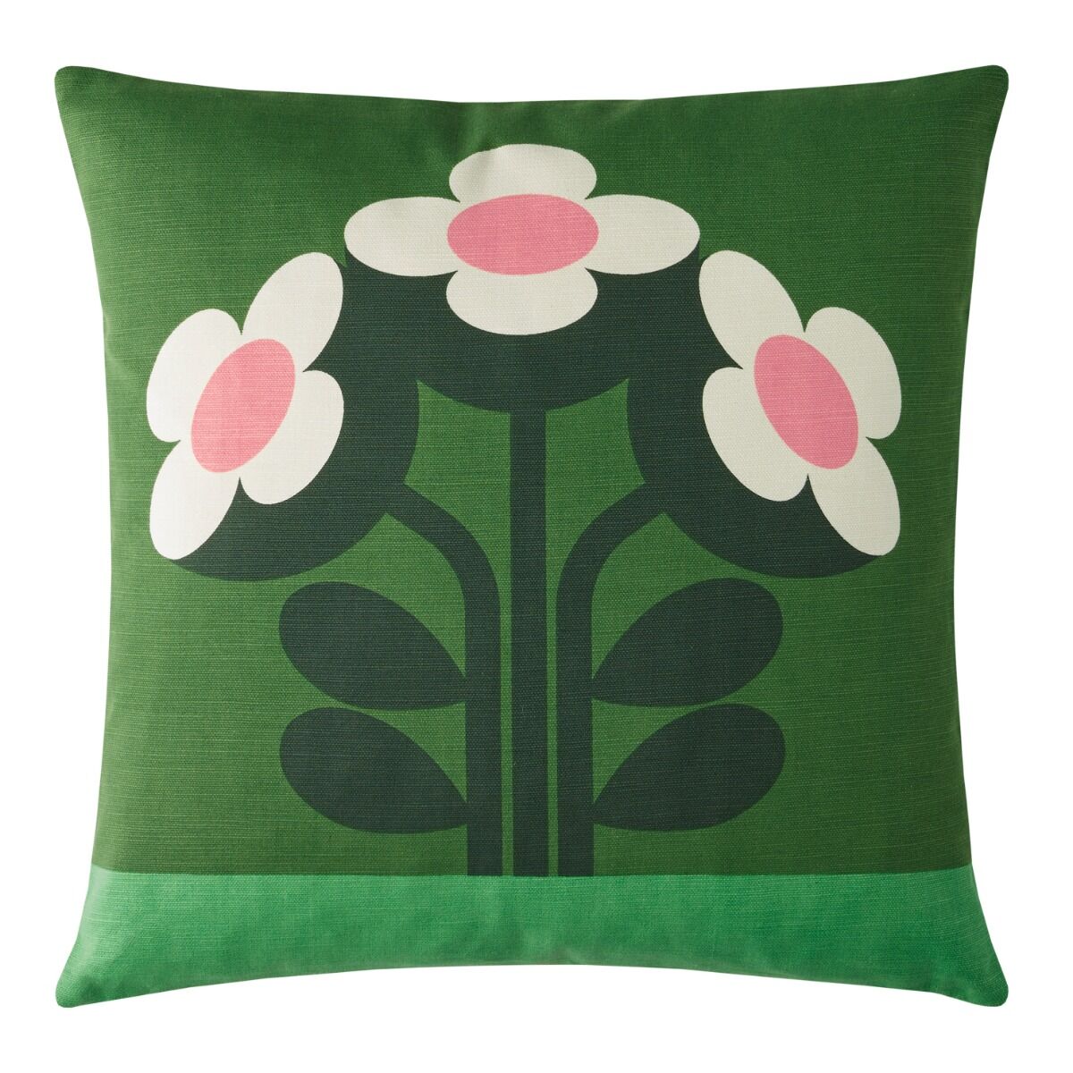 Orla Kiely Buttercup Pine 45x45cm Microfibre Cushion